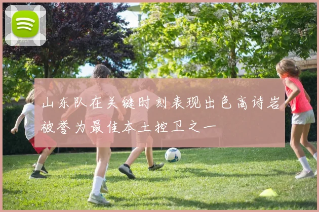 山东队在关键时刻表现出色高诗岩被誉为最佳本土控卫之一